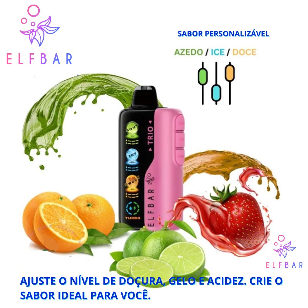 ELF-TRIO-40K: Strawberry Orange Lime