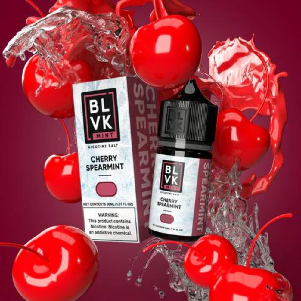BLVK Mint Nic Salt 30ml - 50mg Cherry Spearmint