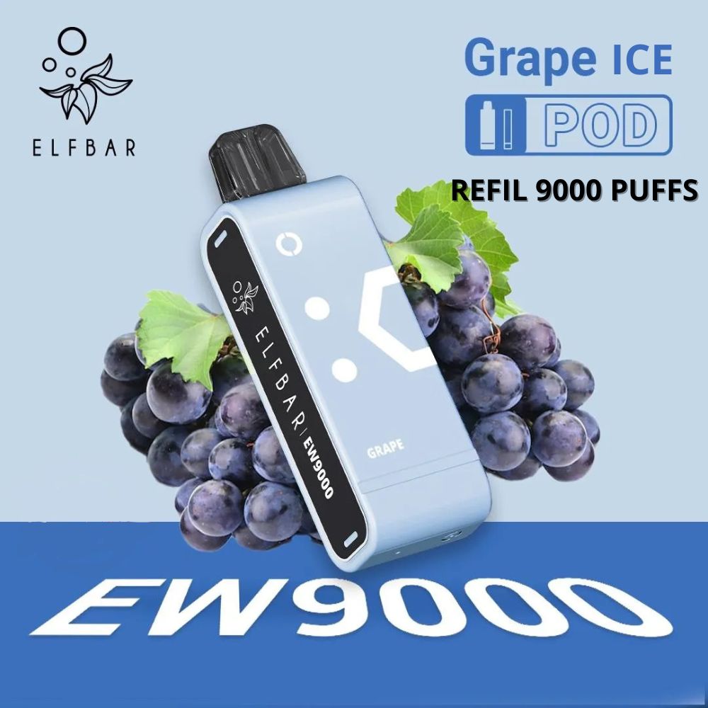 ELF-EW9000 Refil 9k: Grape Ice