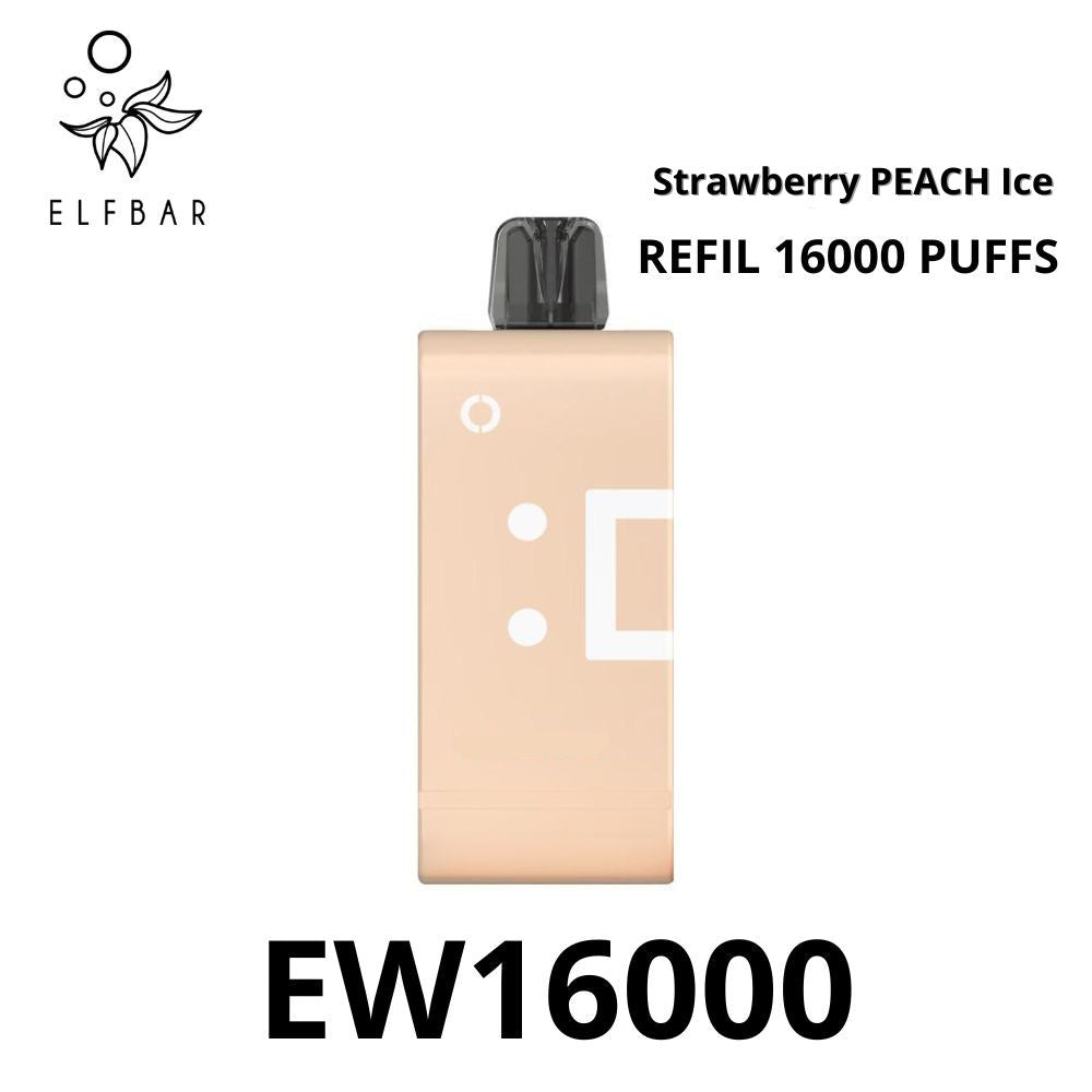 ELF-EW16000 Refil 16k: Strawberry Peach Ice