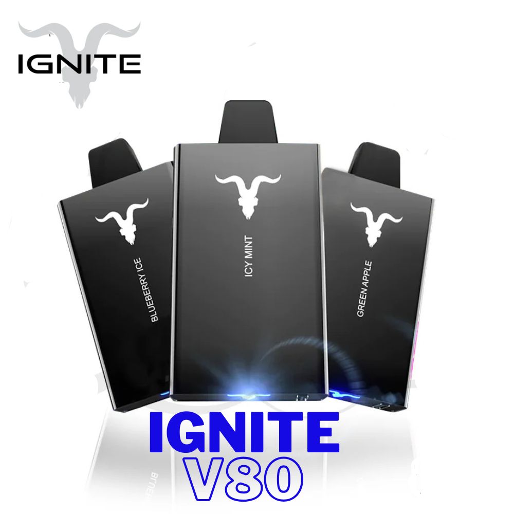 Pod descartável Ignite V80 Vape 8000 Puffs com bateria recarregável e entrega gratuita para Balneário Camboriú e Itajaí