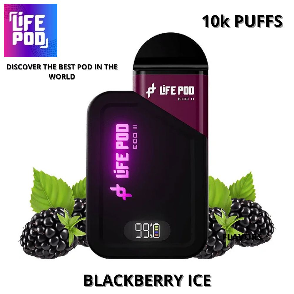 Life pod - Eco 2 Kit Pod Descartável 10000 Puffs + Bateria