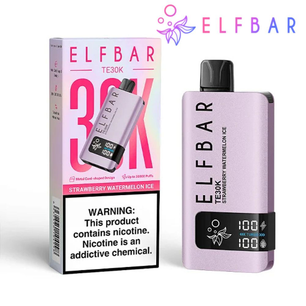 Pod Descartável Premium Elfbar TE30K Strawberry Watermelon Ice
com 30.000 puffs, sabores deliciosos, bateria recarregável e entrega rápida via moto boy para Itajaí, Balneário Camboriú e Itapema!