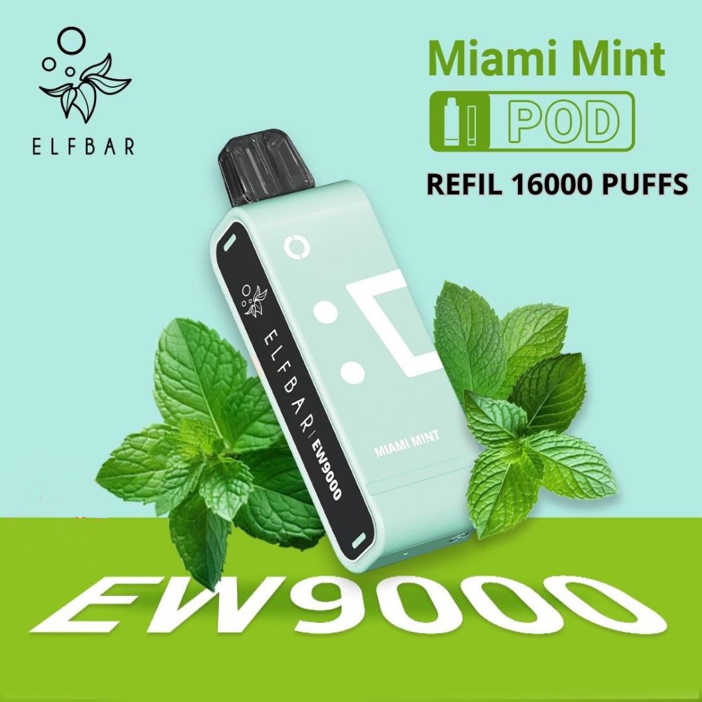 ELF-EW9000 Refil 9k: Miami Mint