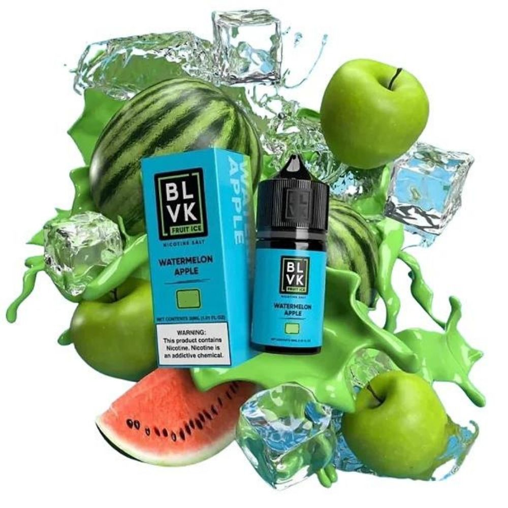 BLVK Fruit Ice Nic Salt 30ml - 50mg Watermelon Apple