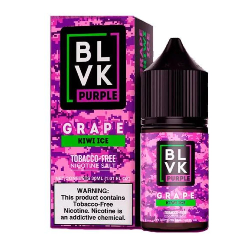 BLVK Purple Nic Salt 30ml - 35mg Grape Kiwi Ice
