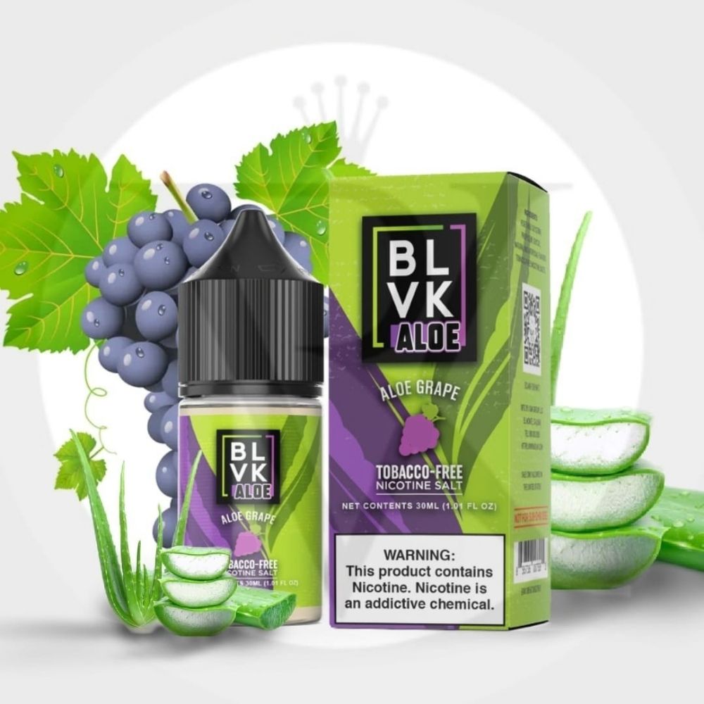 BLVK Aloe Nic Salt 30ml - 50mg Aloe Grape Ice