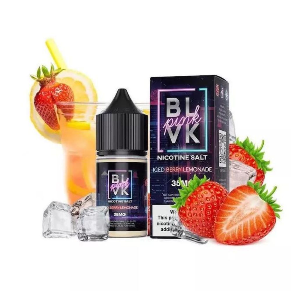 BLVK Pink Nic Salt 30ml - 35mg Iced Berry Lemonade