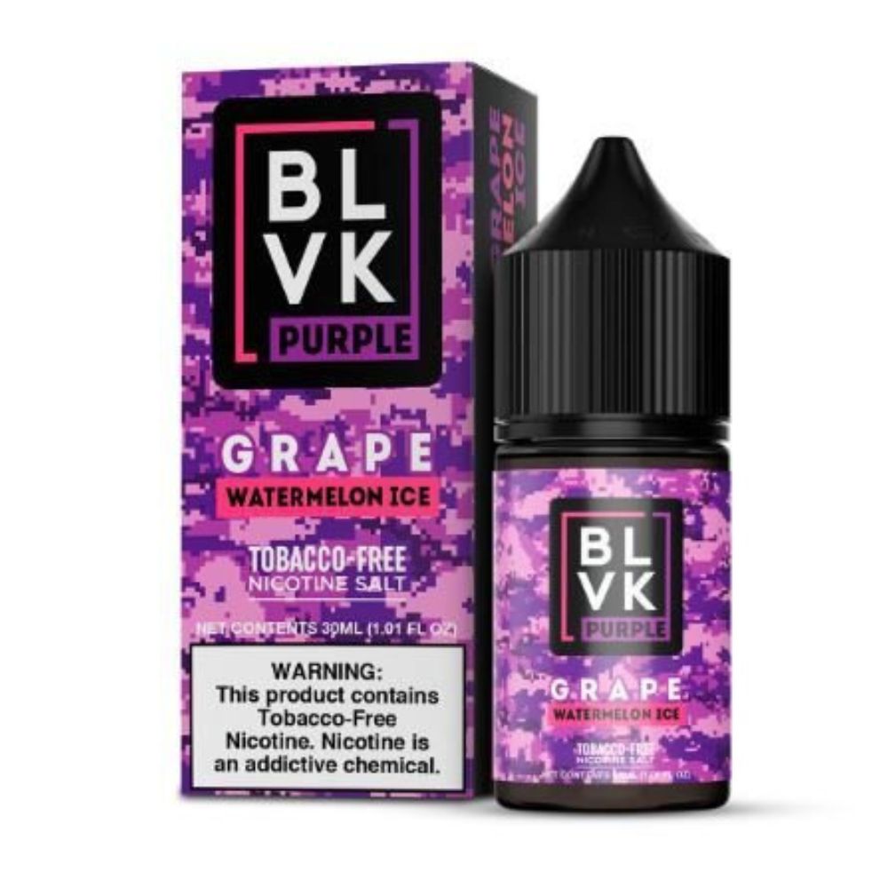 BLVK Purple Nic Salt 30ml - 35mg Grape Watermelon Ice