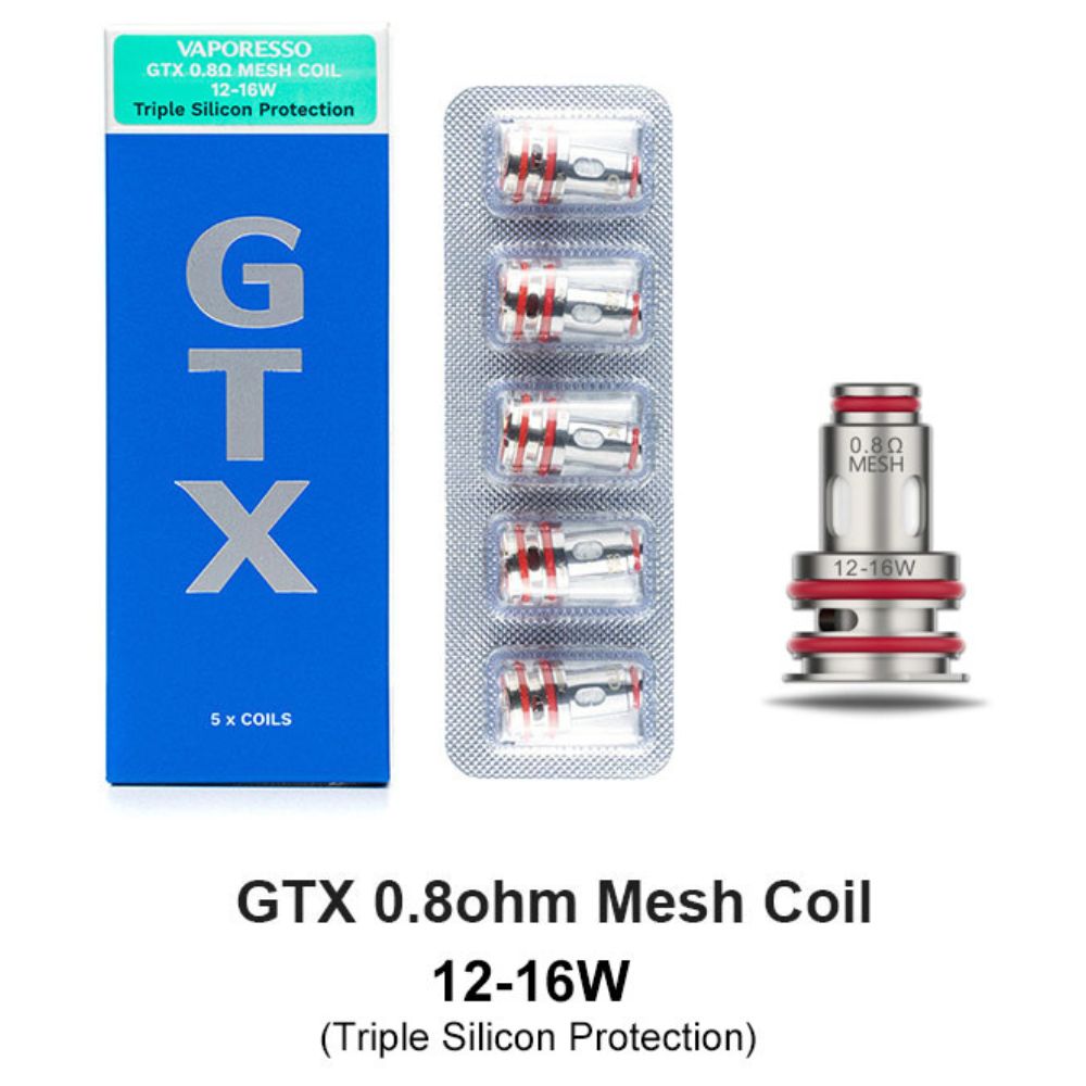 Vaporesso Coil de Reposição GTX Mesh 0.8 Ohm 12-16W (1 Unidade)