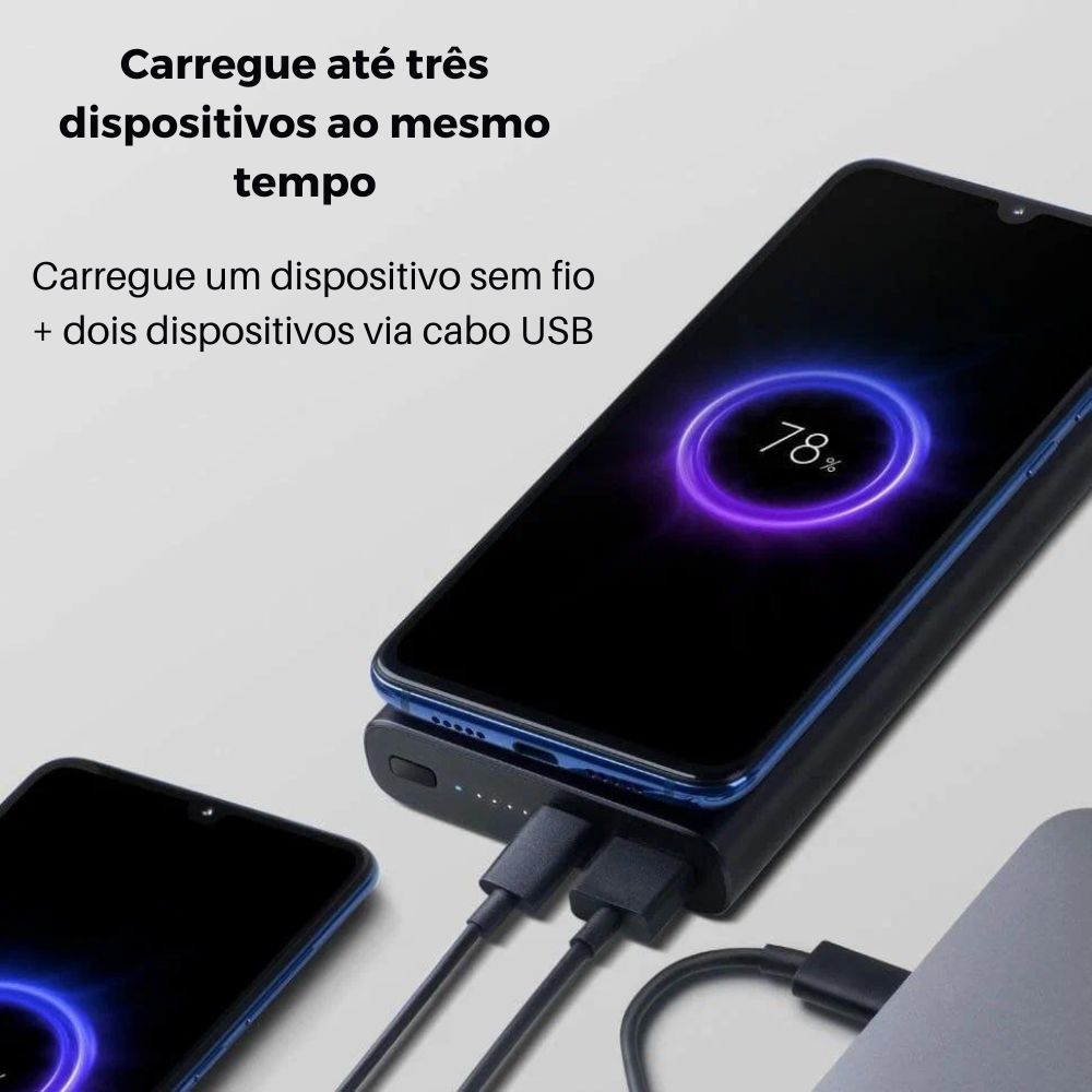 Xiaomi 10W Wireless Power Bank 10000 pic dispositivos
