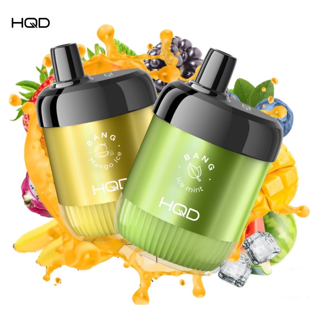HQD BANG Pod Descartável 5000 Puffs 20% Nicotina