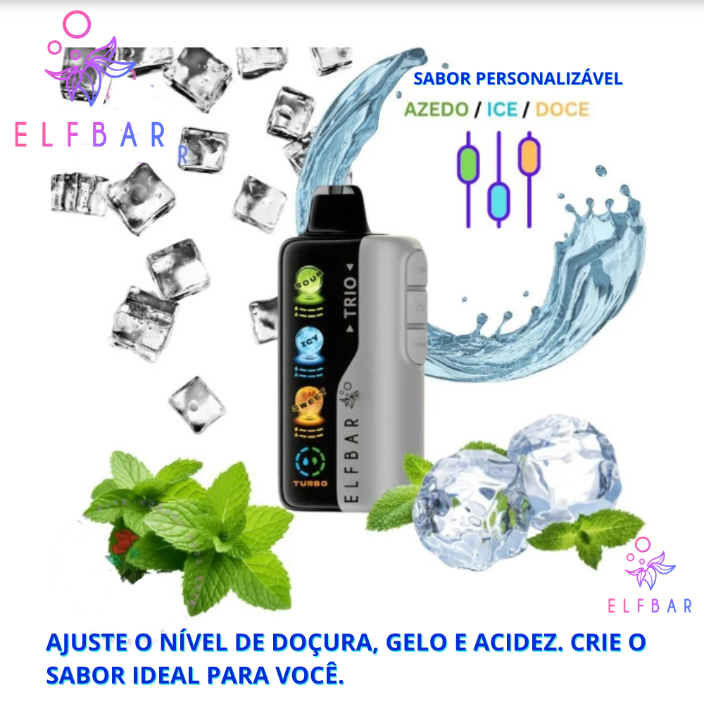 ELF-TRIO-40K: Cool Menthol