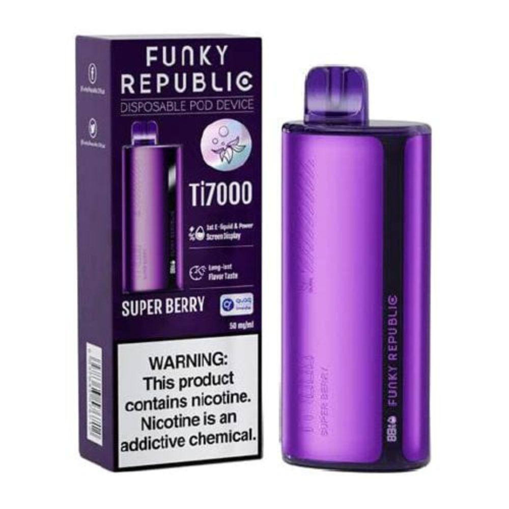 Elfbar Pod Descartavel Funky Republic TI7000 Puffs