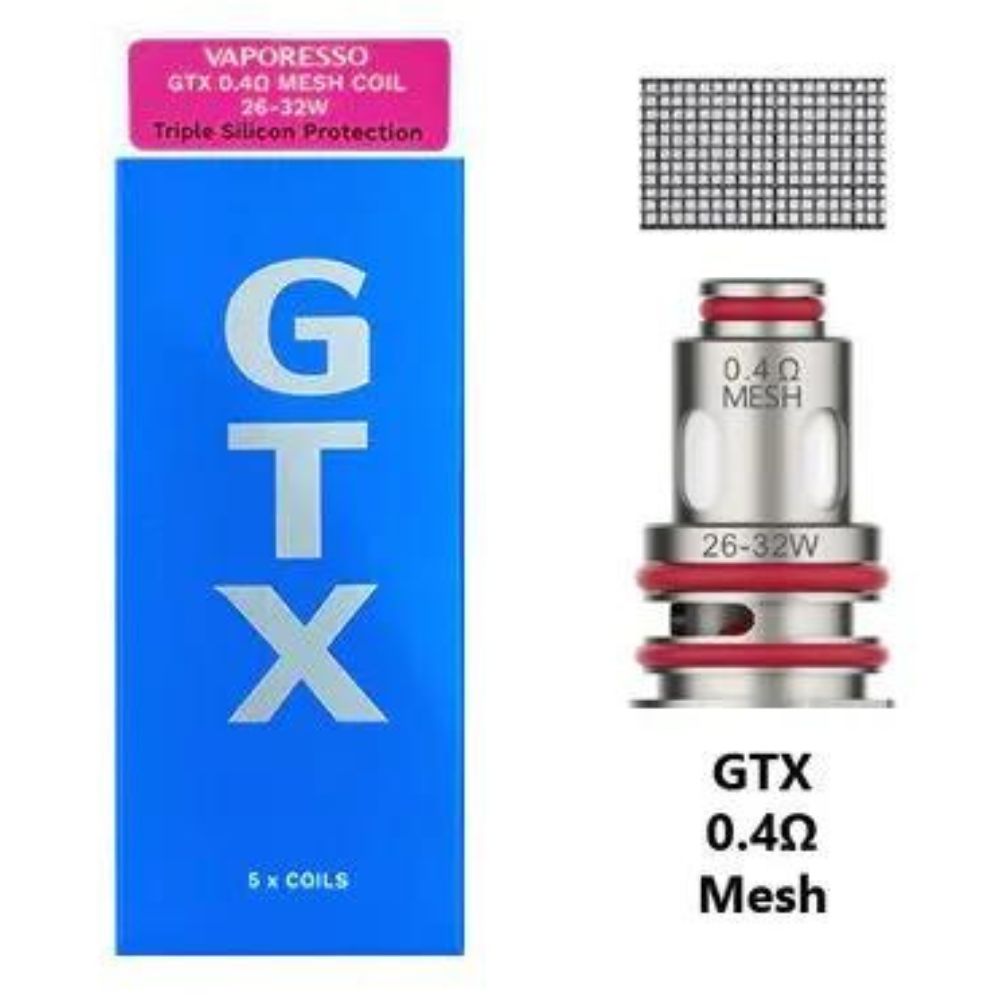 Vaporesso Coil de Reposição GTX Mesh 0.4 Ohm 26-32W (1 Unidade)