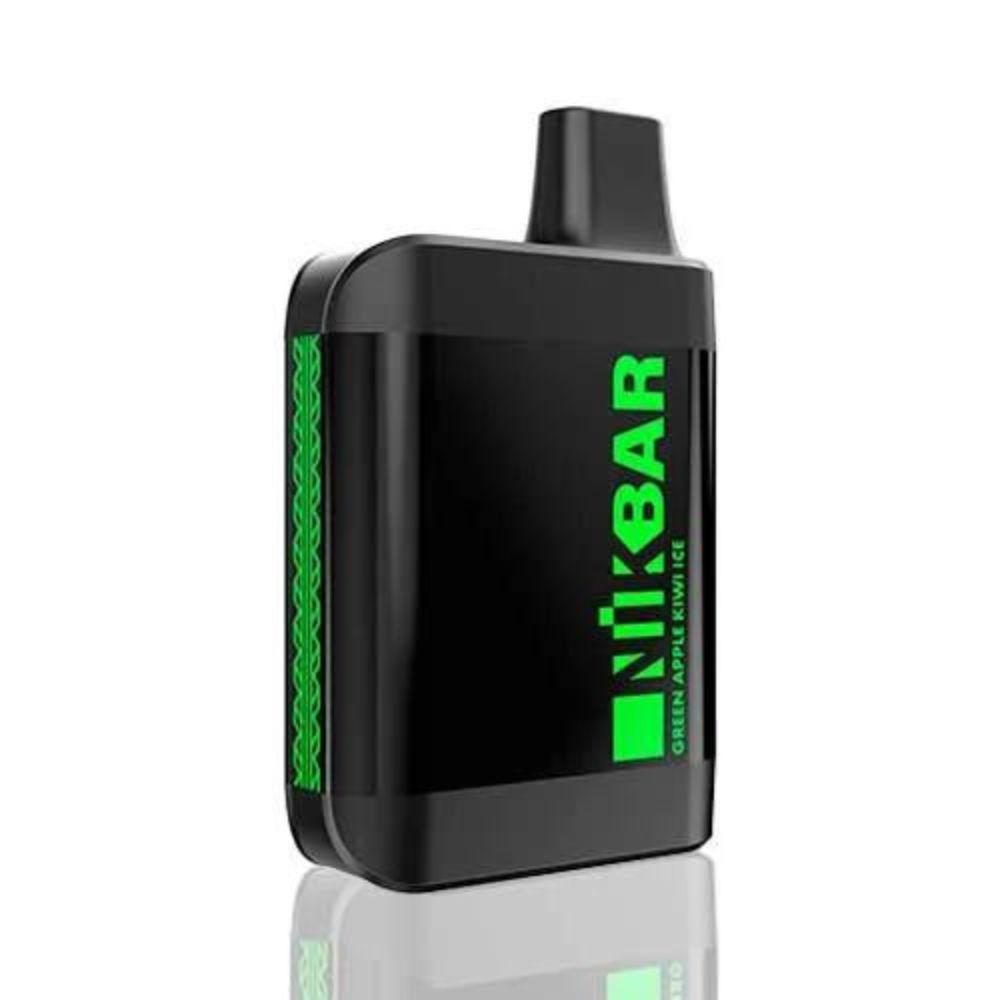 Nikbar Pod Descartável 4000 Puffs Green Apple Kiwi Ice. Entrega rápida do seu Nikbar Pod Descartável 4000 Puffs via Motoboy para Balneário Camboriú, Itajaí, Camboriú e Itapema.