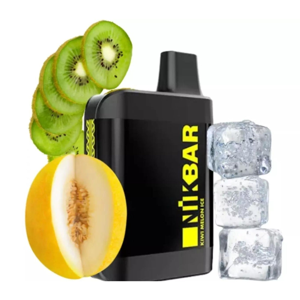 Nikbar Pod Descartável 4000 Puffs Kiwi Melon Ice. Entrega rápida do seu Nikbar Pod Descartável 4000 Puffs via Motoboy para Balneário Camboriú, Itajaí, Camboriú e Itapema.