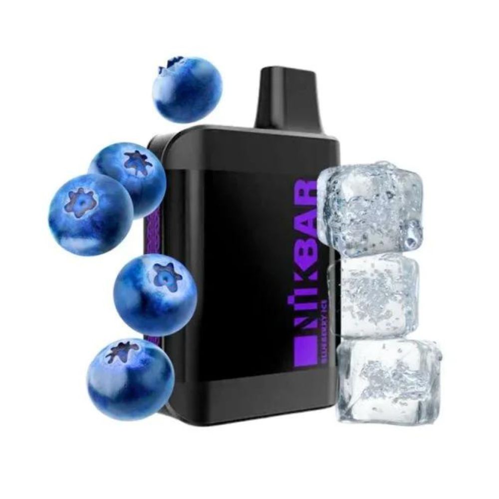Nikbar Pod Descartável 4000 Puffs Blue berry ice. Entrega rápida do seu Nikbar Pod Descartável 4000 Puffs via Motoboy para Balneário Camboriú, Itajaí, Camboriú e Itapema.