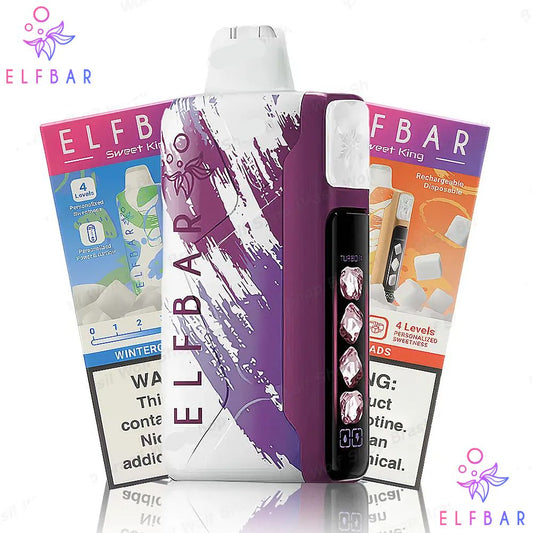 Descubra o Poder do Elfbar Pod Descartável Sweet King 40K — 40.000 Puffs de Performance Premium