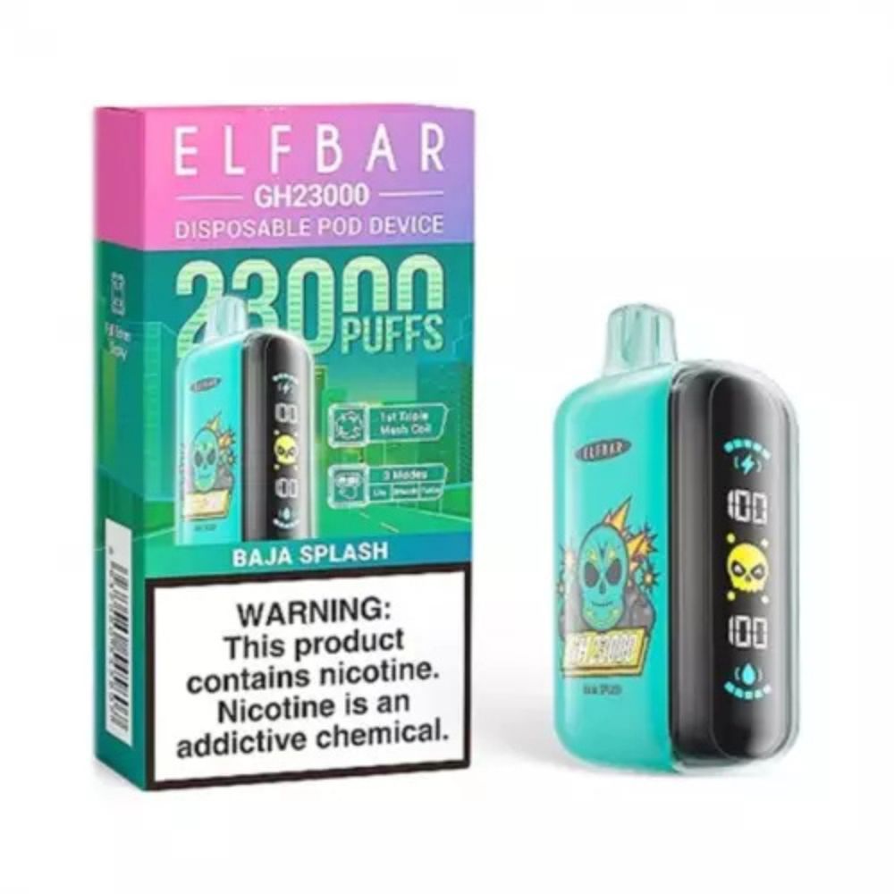Elfbar Pod Descartável GH23000 Puffs Baja Splash via Motoboy para Balneário Camboriú, Itajaí, Camboriú e Itapema.