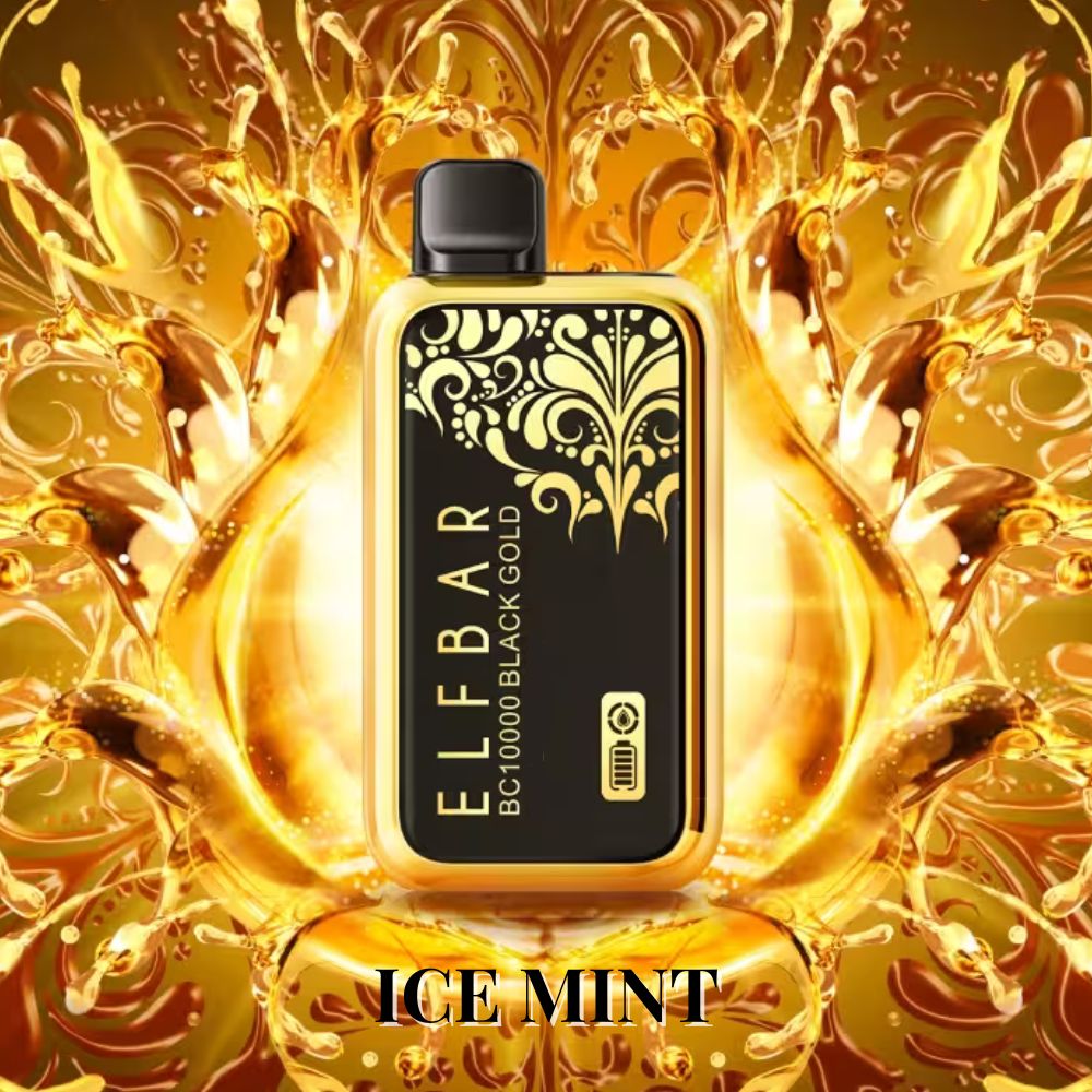 Elfbar Pod Descartável BC10000 Puffs Black Gold
