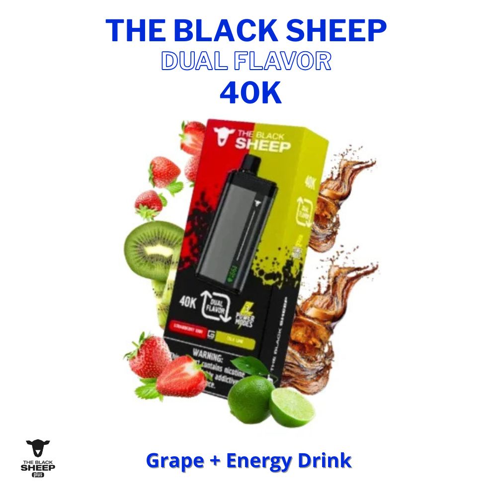 Black-Sheep-Dual-40k: Strawberry Kiwi + Cola Lime