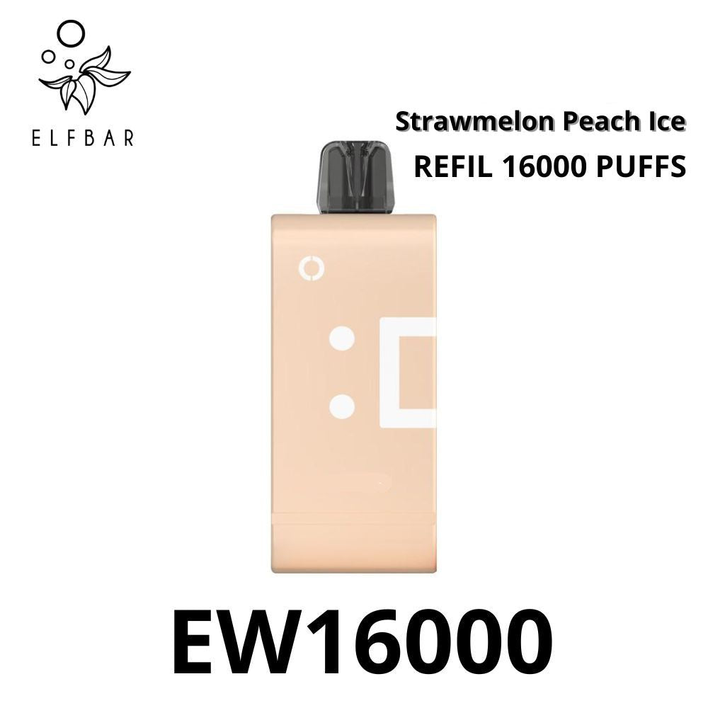 ELF-EW16000 Refil 16k: Strawmelon Peach Ice