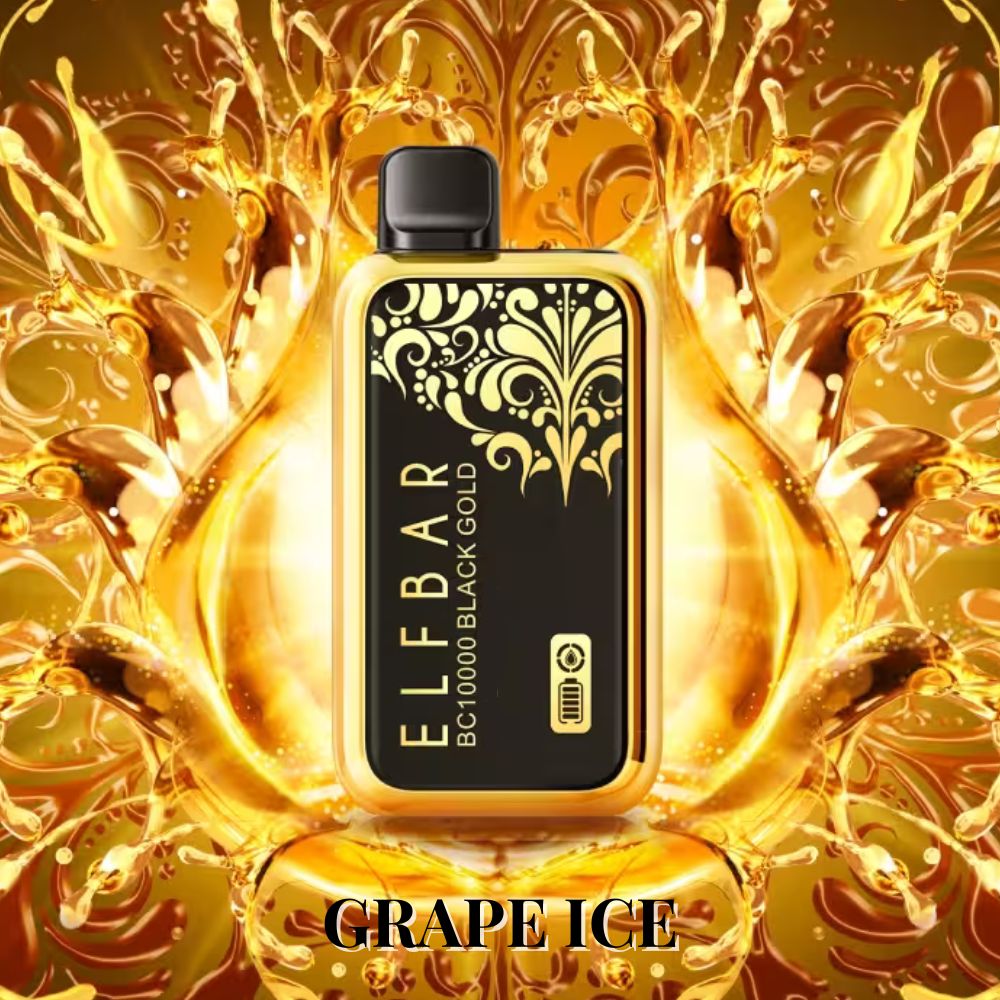Elfbar Pod Descartável BC10000 Puffs Black Gold