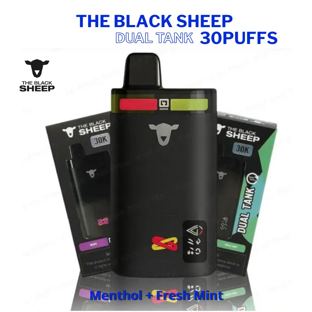 Black-Sheep-Dual-Tank-30k: Menthol + Fresh Mint