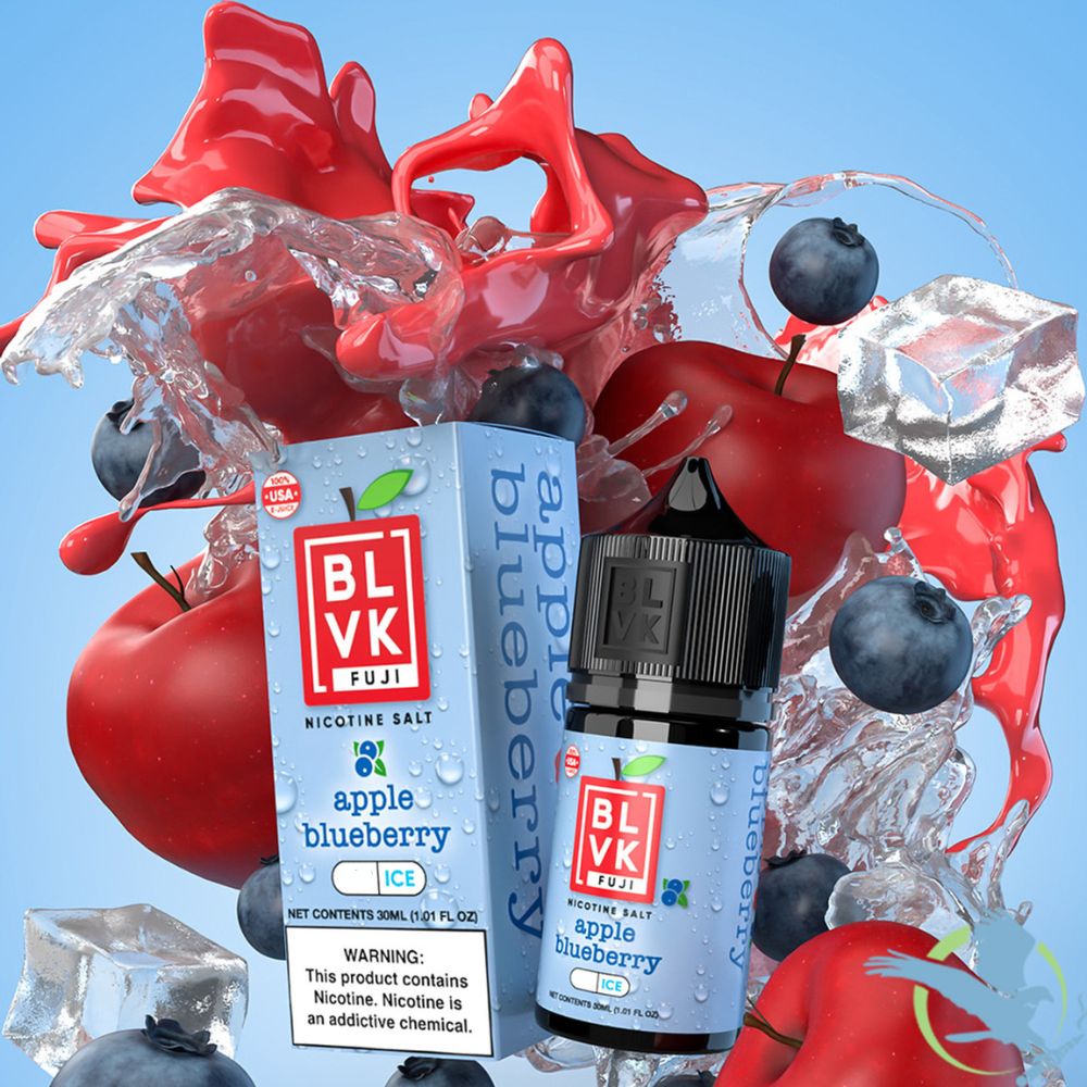BLVK Fuji Nic Salt 30ml - 35mg Apple Blueberry Ice