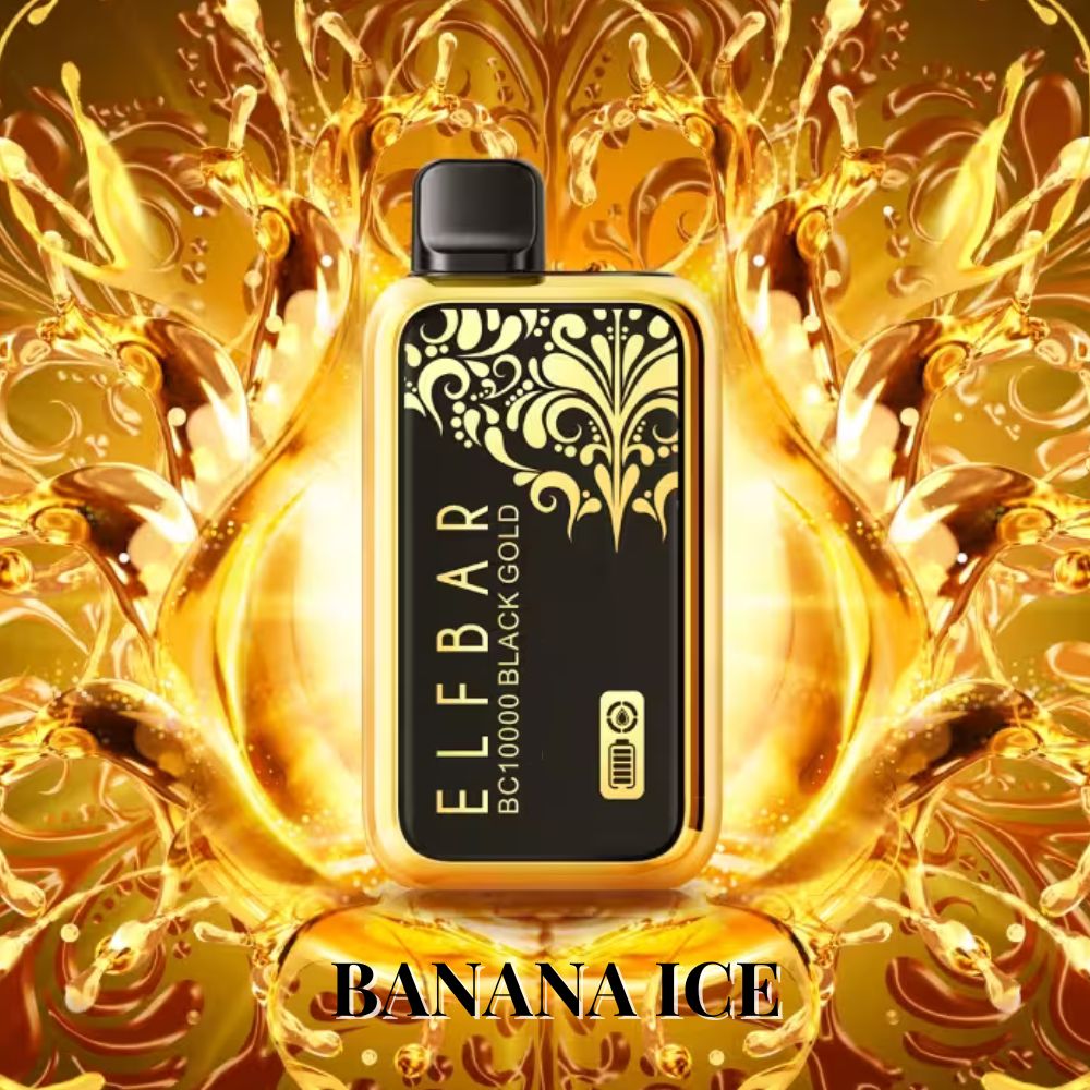 Elfbar Pod Descartável BC10000 Puffs Black Gold