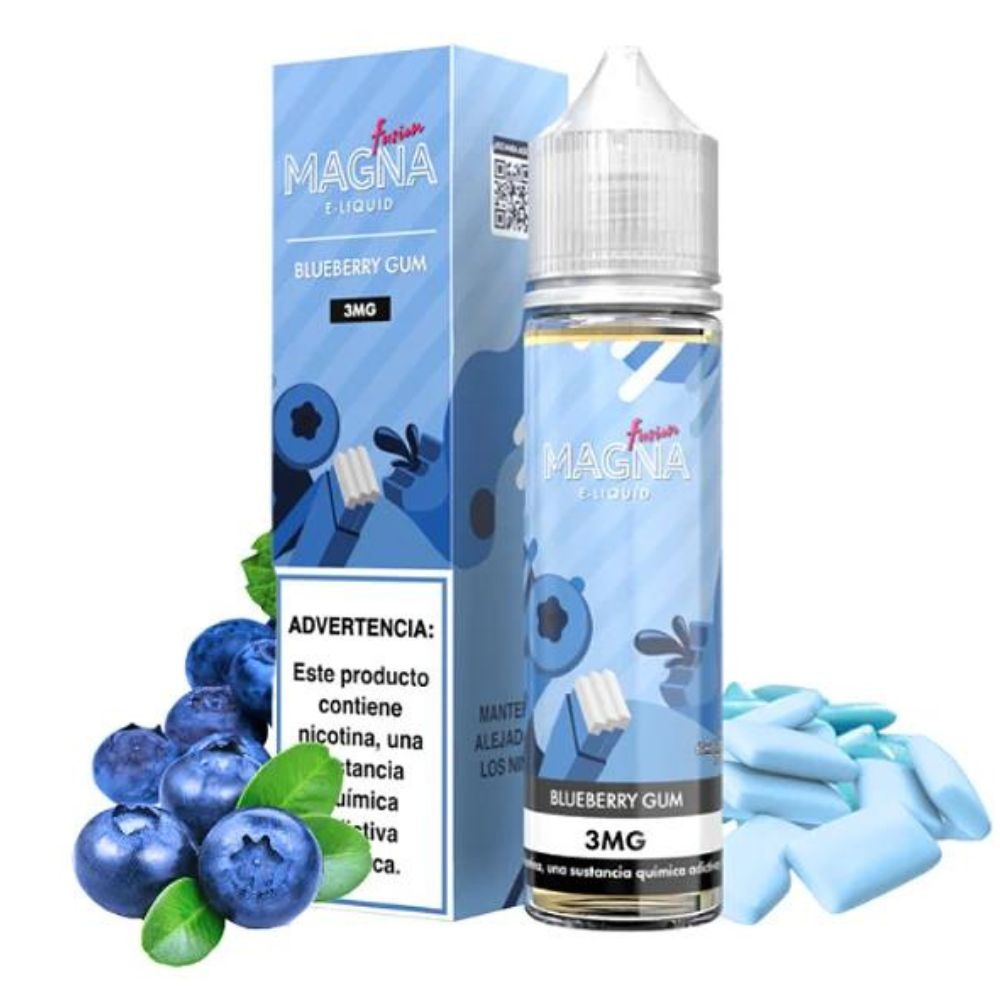 Magna Vape juice 60ml - 3mg Blueberry Gum Fusion