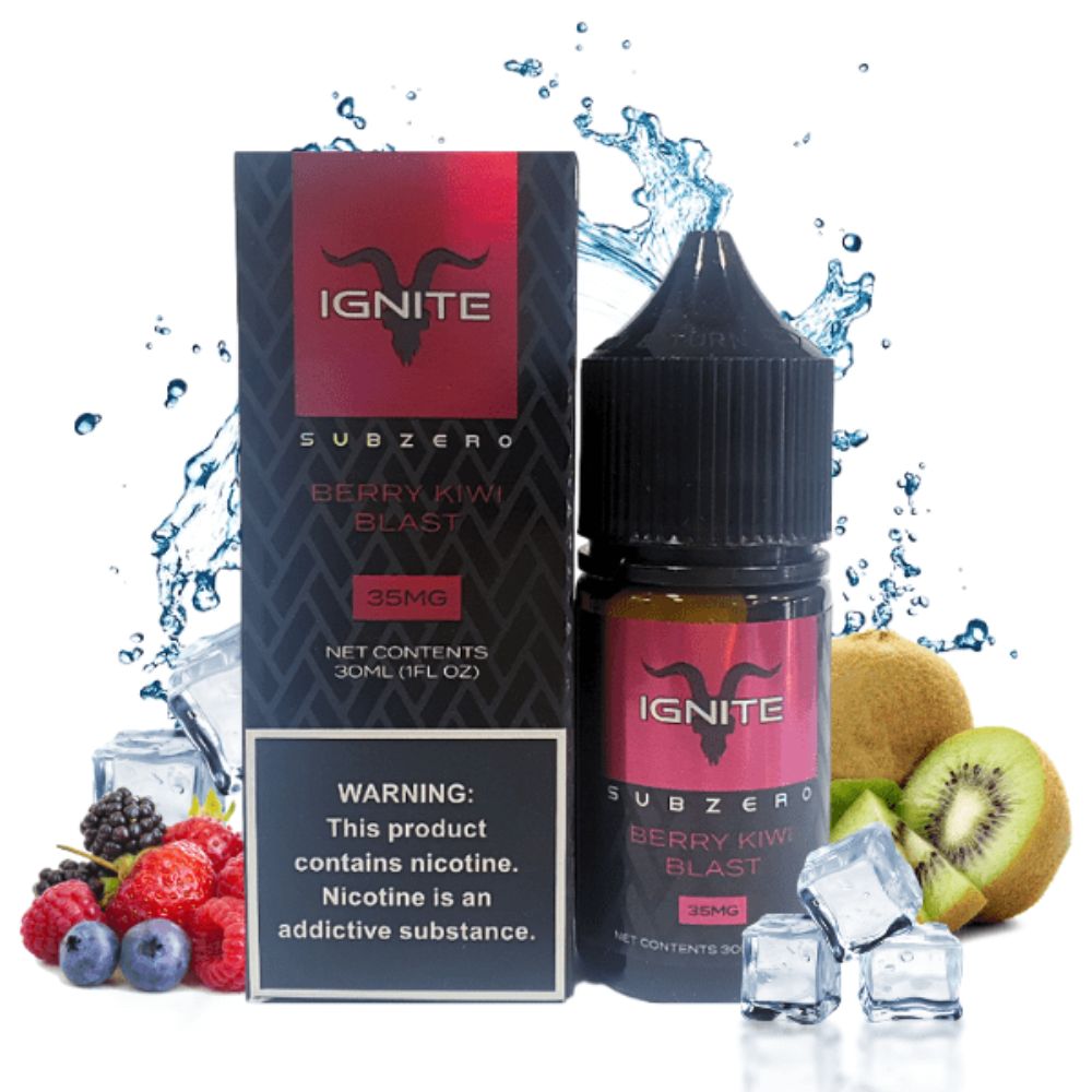 Ignite Subzero Nic Salt 30ml - 35mg Berry Kiwi Blast Ice