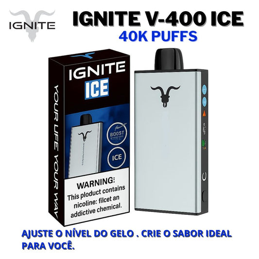 Ignite V400 ICE Pod Descartável 40000 Puffs
