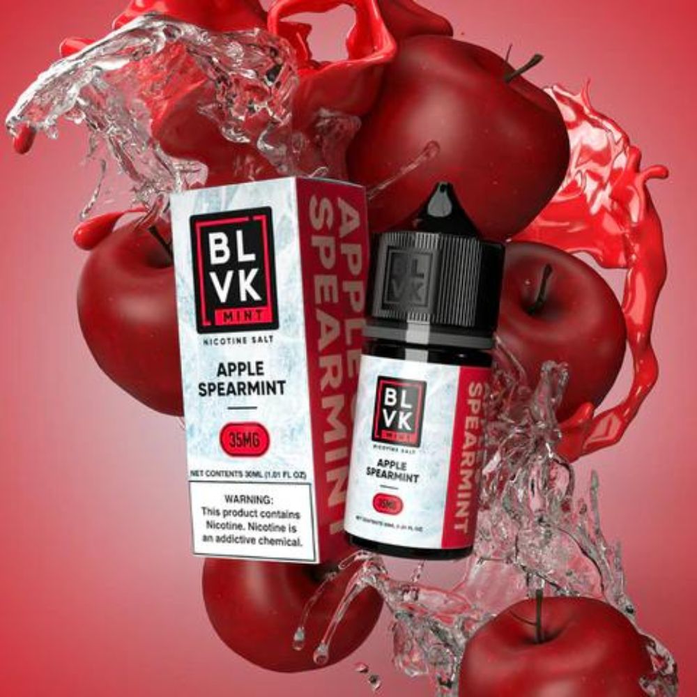 BLVK Mint Nic Salt 30ml - 35mg Apple Spearmint