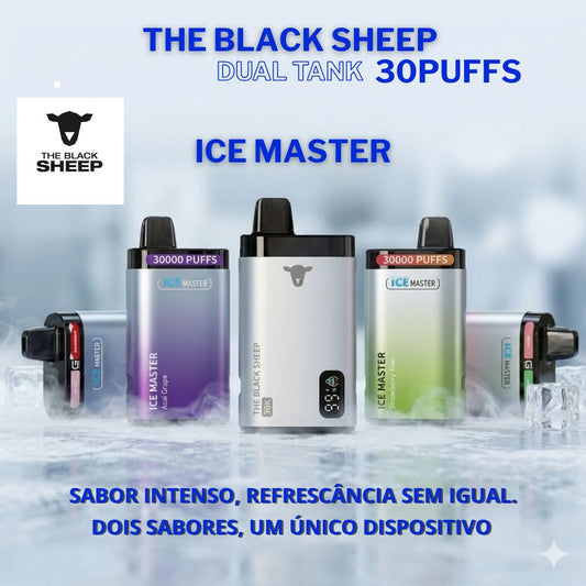 The Black Sheep Dual Tank 30k Ice Master Pod Descartável - 30000 Puffs