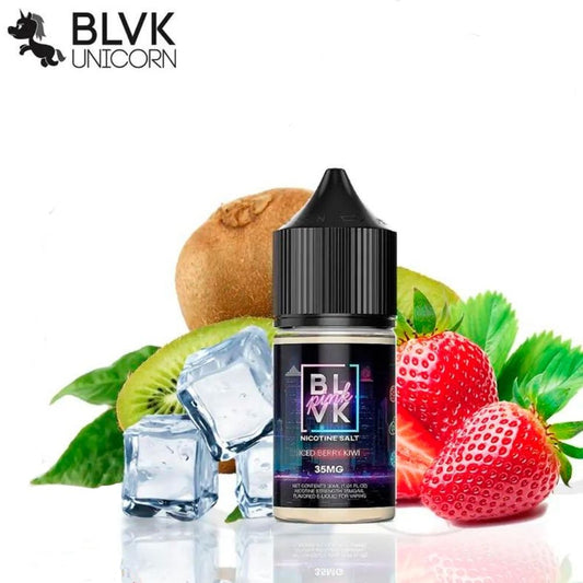 BLVK Pink Nic Salt  30ml - 35mg Iced Berry Kiwi