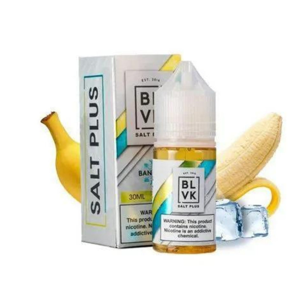 BLVK Plus Nic Salt 30ml - 50mg Banana Ice