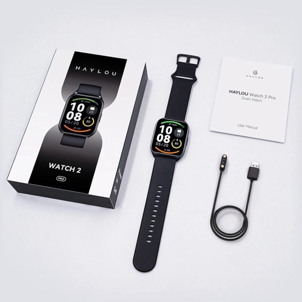 Haylou Watch 2 Pro unboxing. O que tem na caixa?