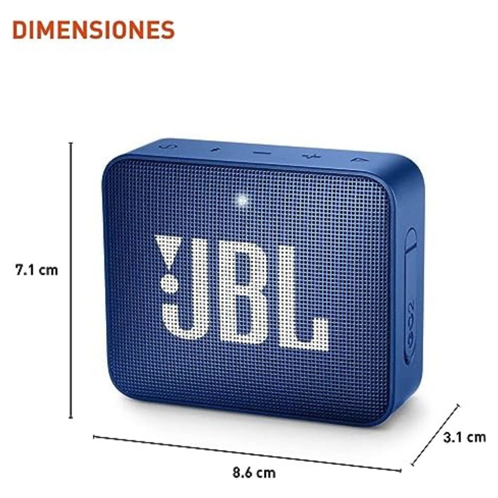 Jbl go 2 Caixa de som portátil com Bluetooth  dimensões 