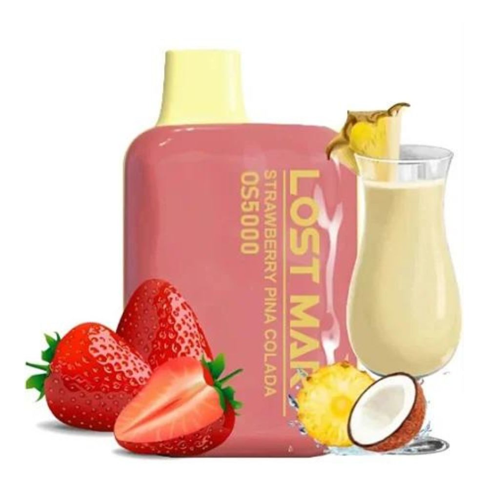Lost Mary Os5000 Pod Descartável 5000 Puffs Strawberry Pina Colada. Entrega rápida do seu Lost Mary Os5000 Pod Descartável 5000 Puffs via Motoboy para Balneário Camboriú, Itajaí, Camboriú e Itapema.
