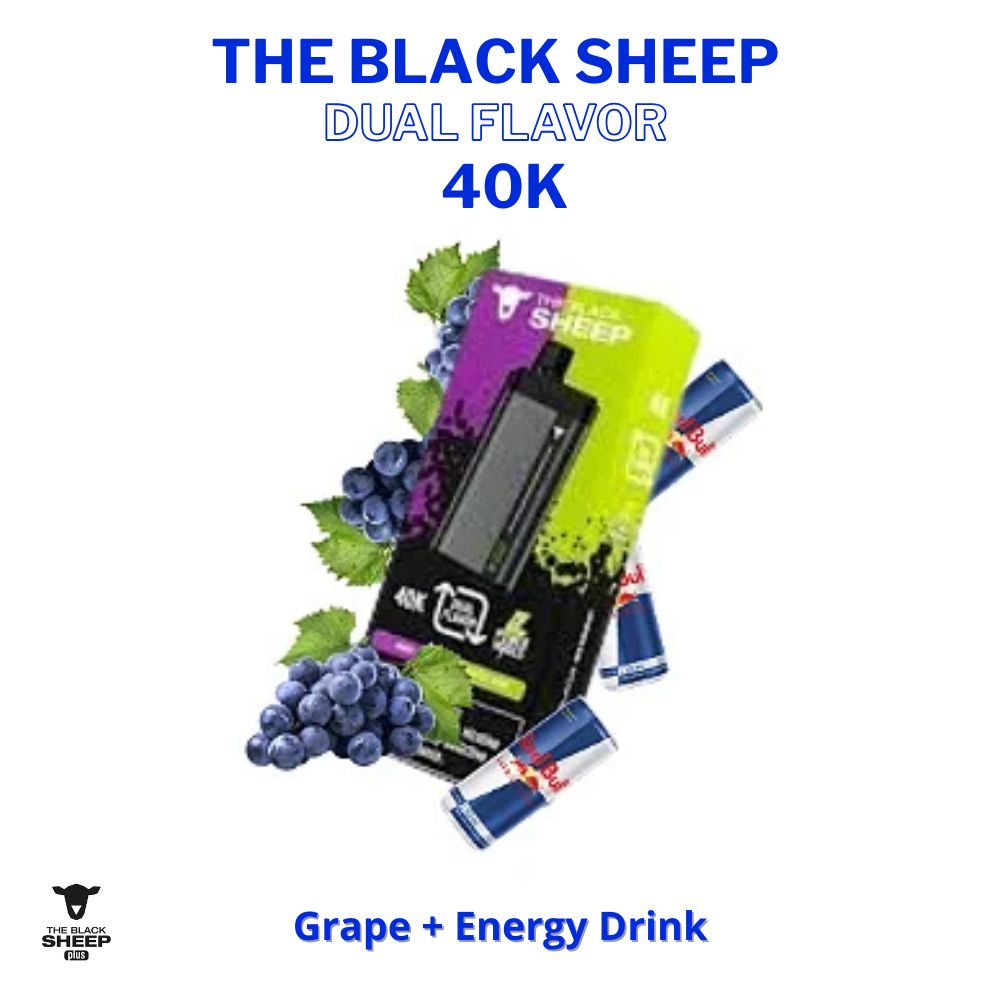 Black-Sheep-Dual-40k: Grape + Energy Drink