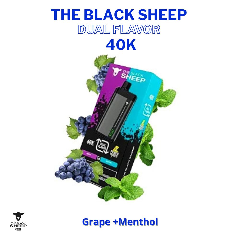 Black-Sheep-Dual-40k: Grape +Menthol