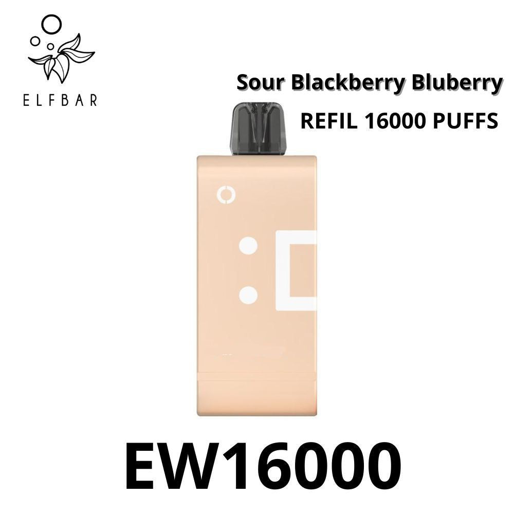 ELF-EW16000 Refil 16k: Sour Blackberry Blueberry