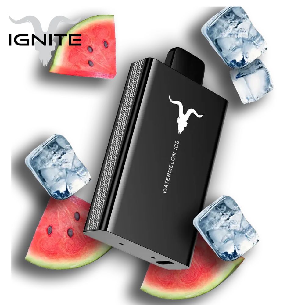 Pod descartável Ignite V80 Watermelon Ice Vape 8000 Puffs com bateria recarregável e entrega gratuita para Balneário Camboriú e Itajaí