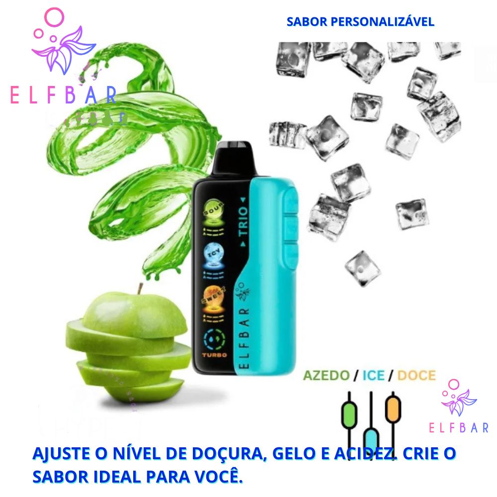 ELF-TRIO-40K: Sour Apple Ice