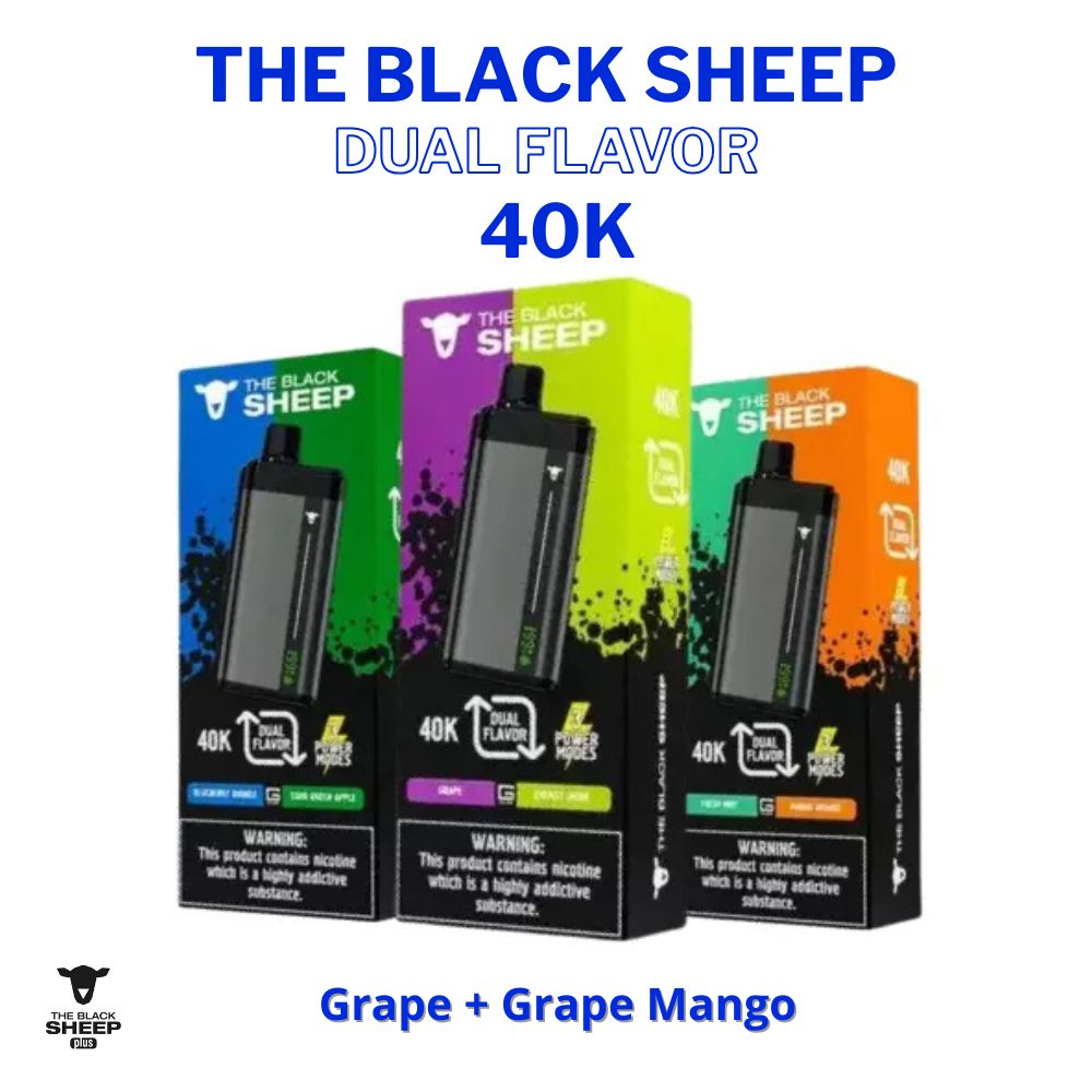Black-Sheep-Dual-40k: Grape + Grape Mango