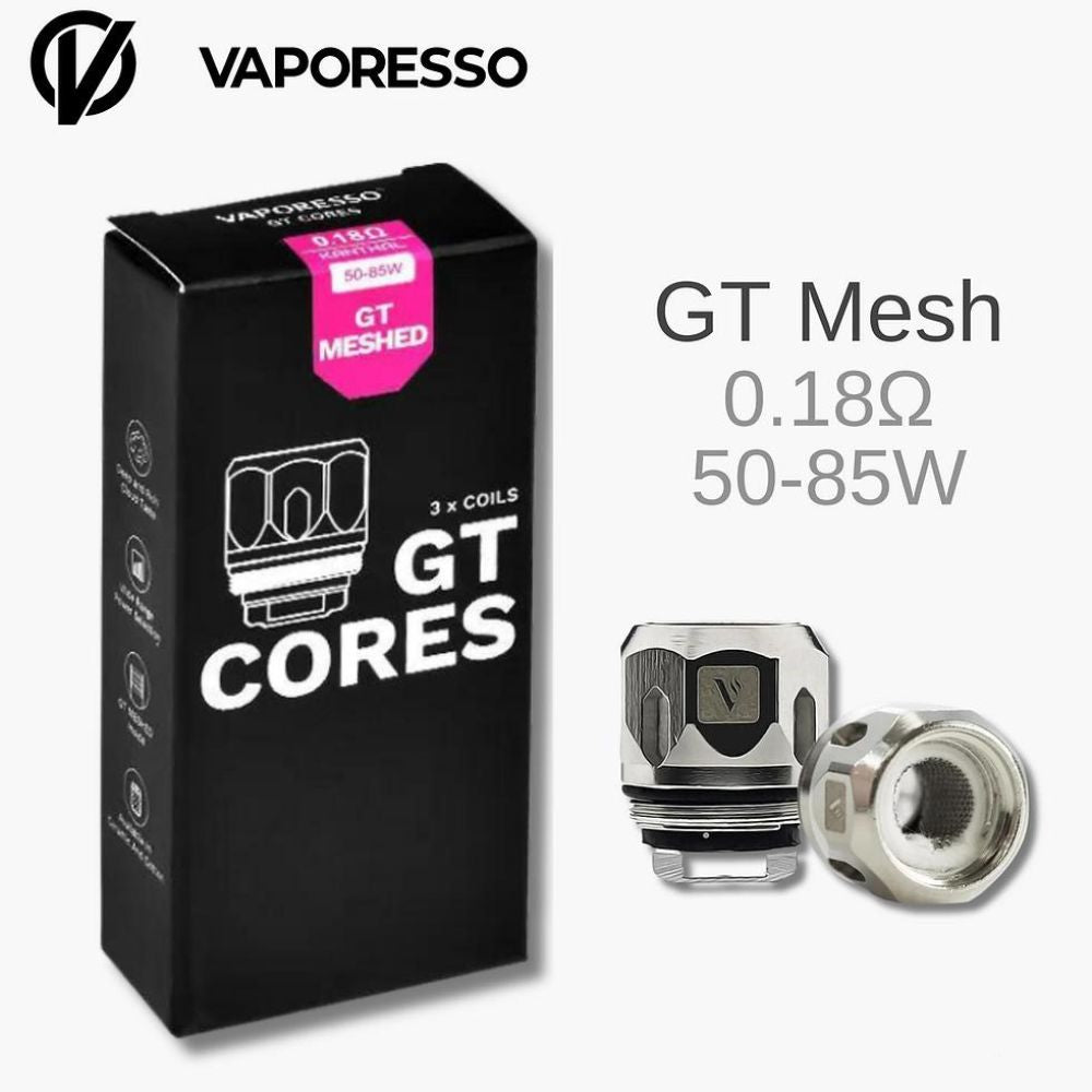 Vaporesso GT Cores Coil de Reposição GT Meshd 0.18 Ohm 50-85W (1 Unidade)